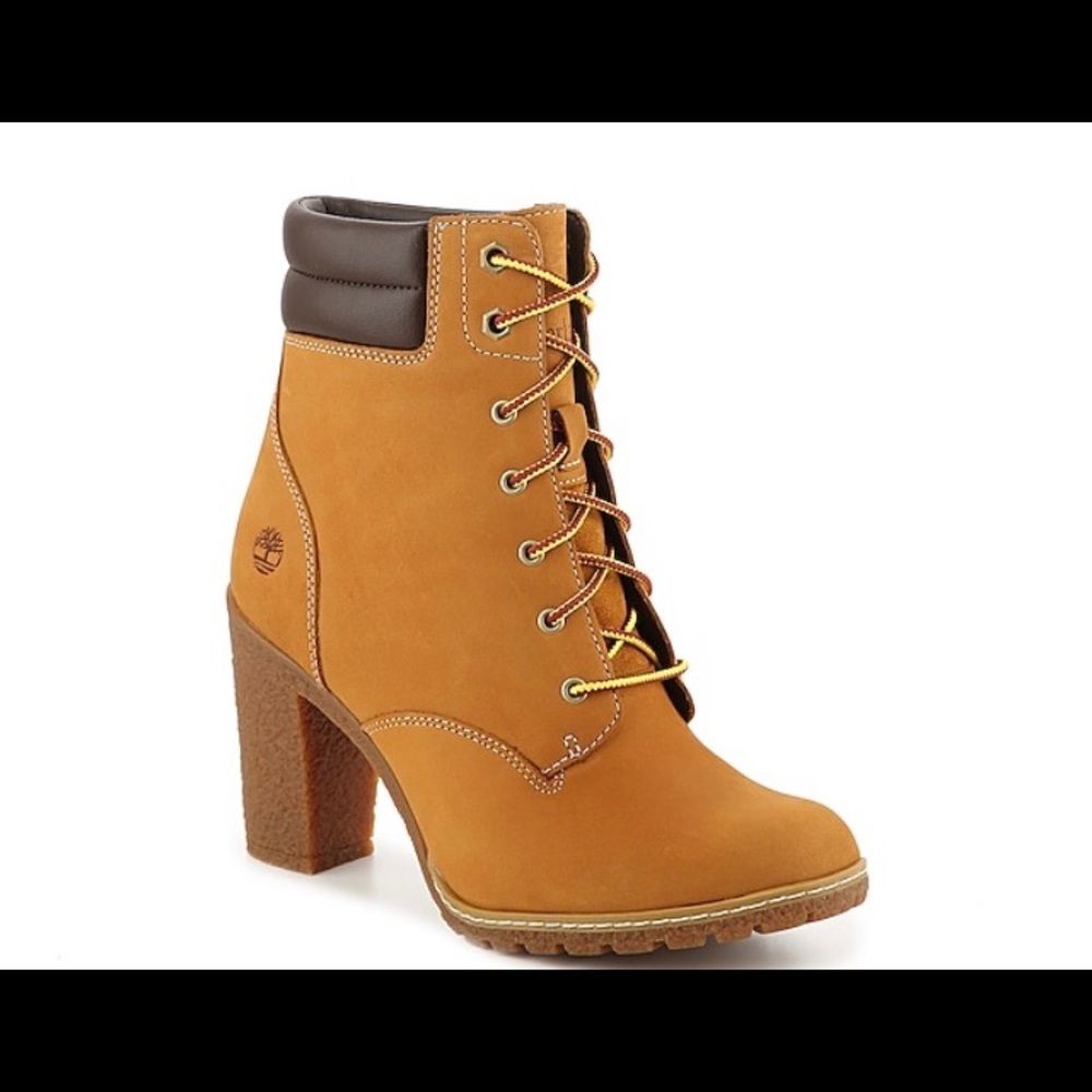 Timberland Tillston heeled leather boots BNIB